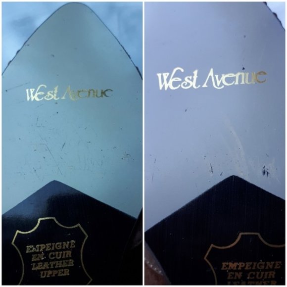 West Avenue Suede Shoe Pointed Toe Low Tan Heels 7 - Picture 7 of 8